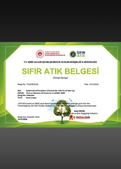 Sıfır Atık Belgesi